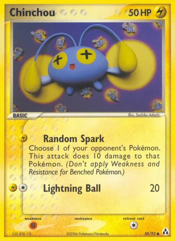 Lampi — EX Legend Maker 50 German Pokémon card