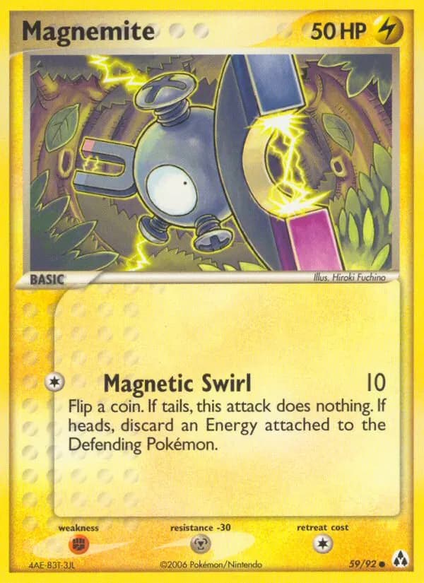 Magnetilo — EX Legend Maker 59 German Pokémon card