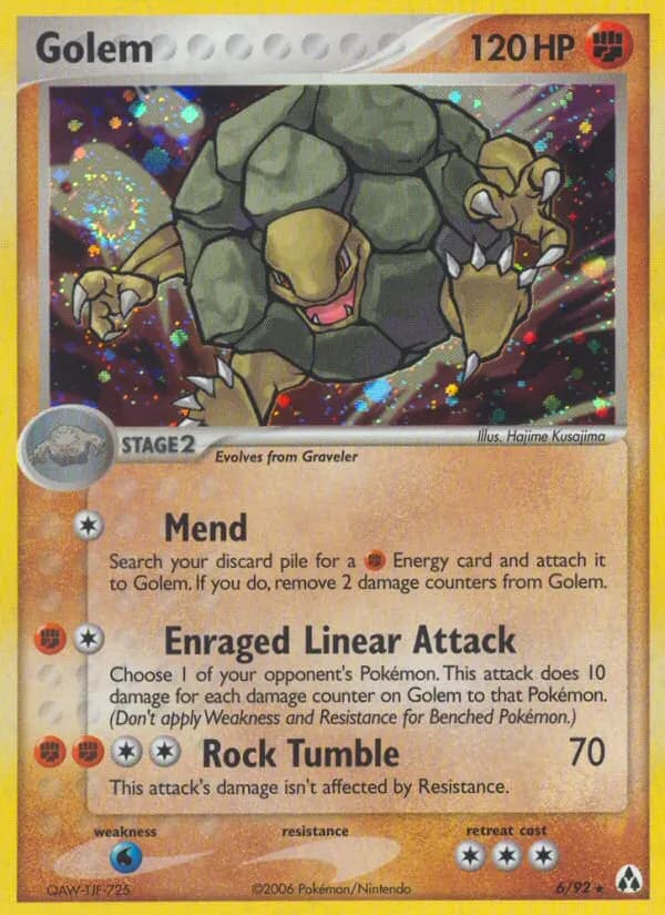 Geowaz — EX Legend Maker 6 German Pokémon card