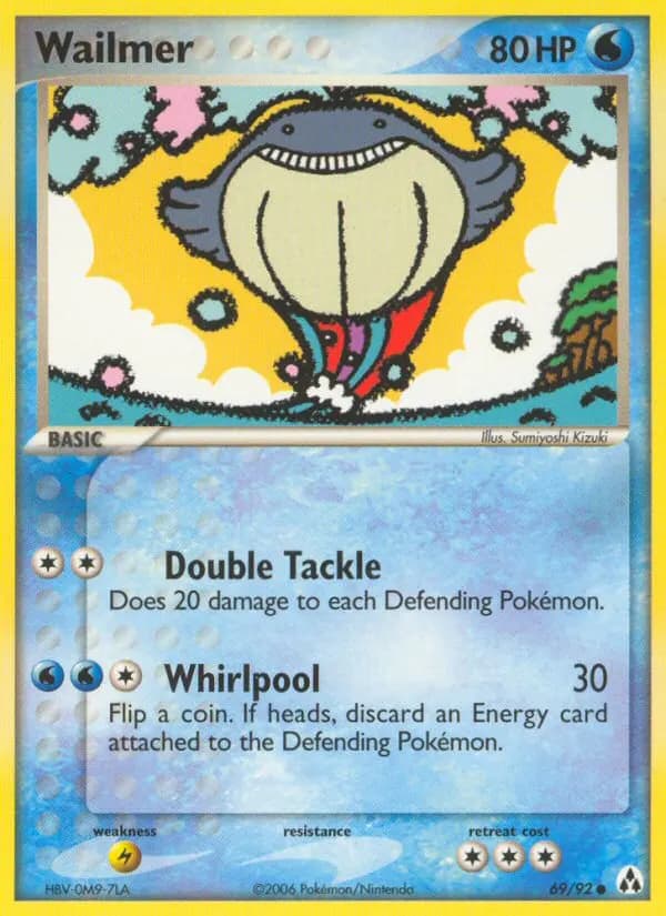 Wailmer — EX Legend Maker 69 German Pokémon card