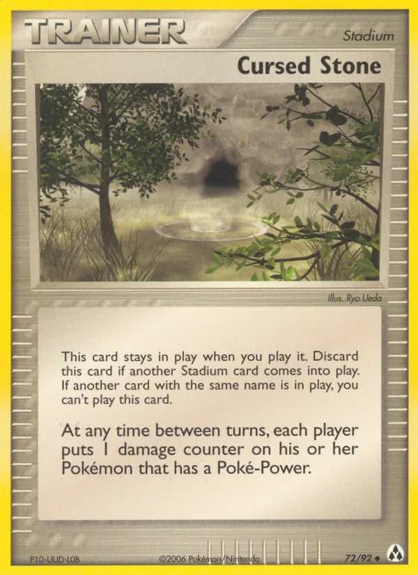 Verfluchter Stein — EX Legend Maker 72 German Pokémon card