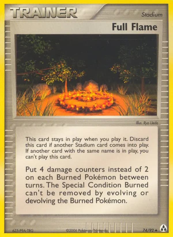 Full Flame — Legend Maker 74 Pokémon card