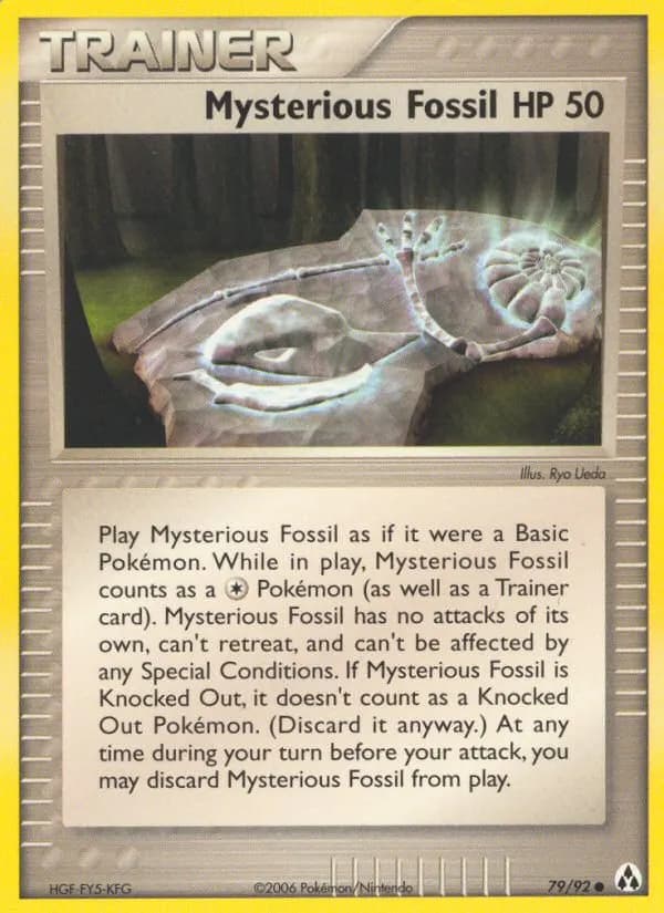 Mysterious Fossil — Legend Maker 79 Pokémon card