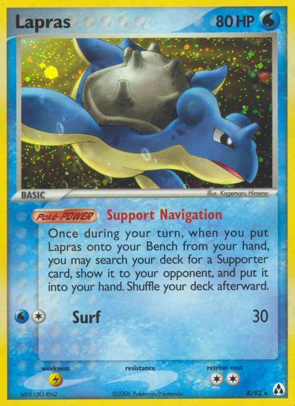 Lapras — Legend Maker 8 Pokémon card