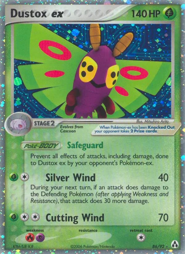Pudox-ex — EX Legend Maker 86 German Pokémon card