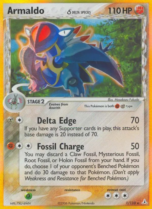 Armaldo δ — Holon Phantoms 1 Pokémon card