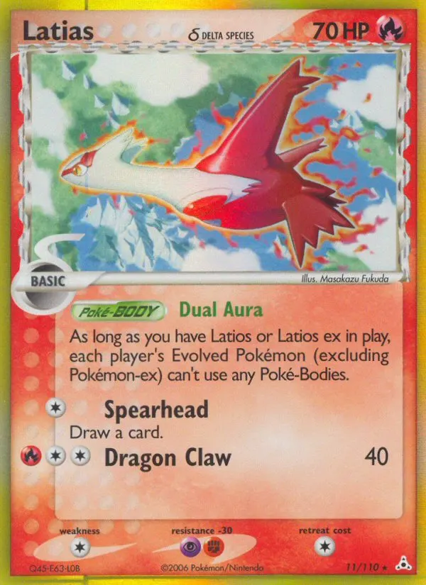 Latias δ — Holon Phantoms 11 Pokémon card