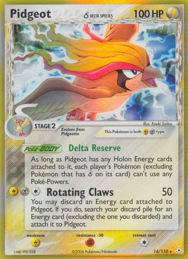 Tauboss δ — EX Holon Phantoms 14 German Pokémon card