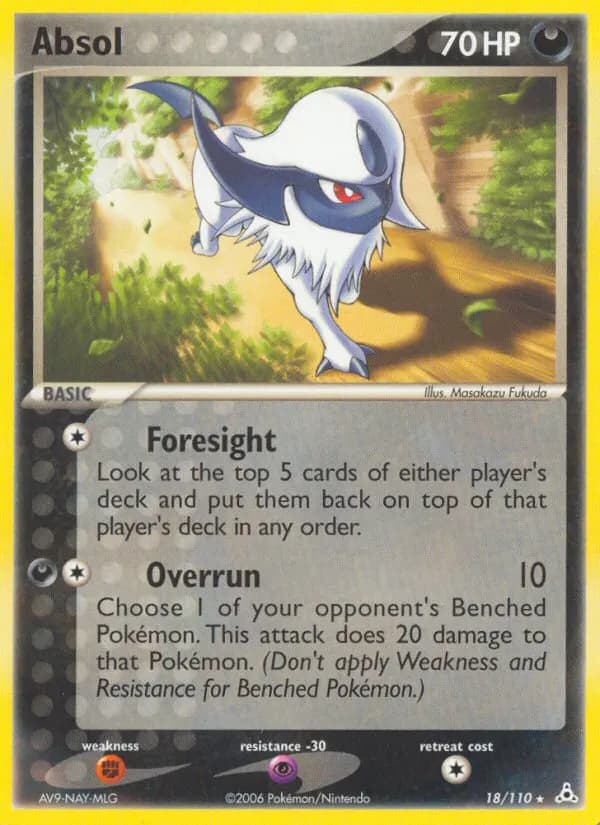 Absol — EX Holon Phantoms 18 German Pokémon card
