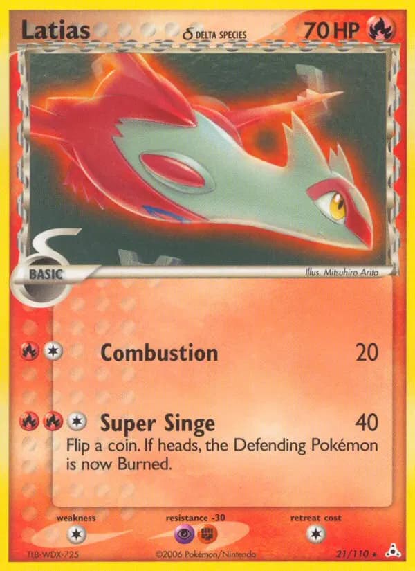 Latias δ — EX Holon Phantoms 21 German Pokémon card