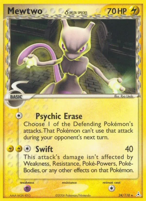 Mewtwo δ — Holon Phantoms 24 Pokémon card