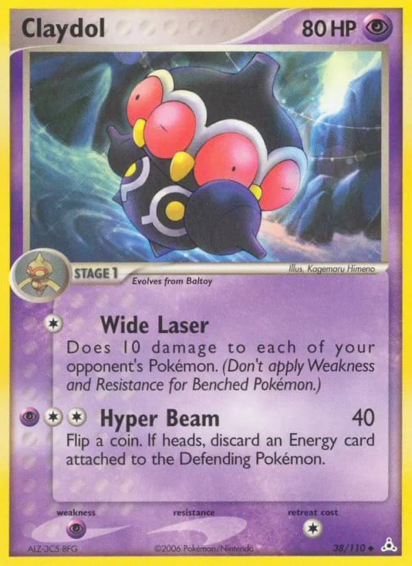 Claydol — Holon Phantoms 38 Pokémon card