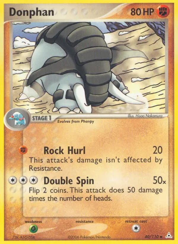 Donphan — EX Holon Phantoms 40 German Pokémon card