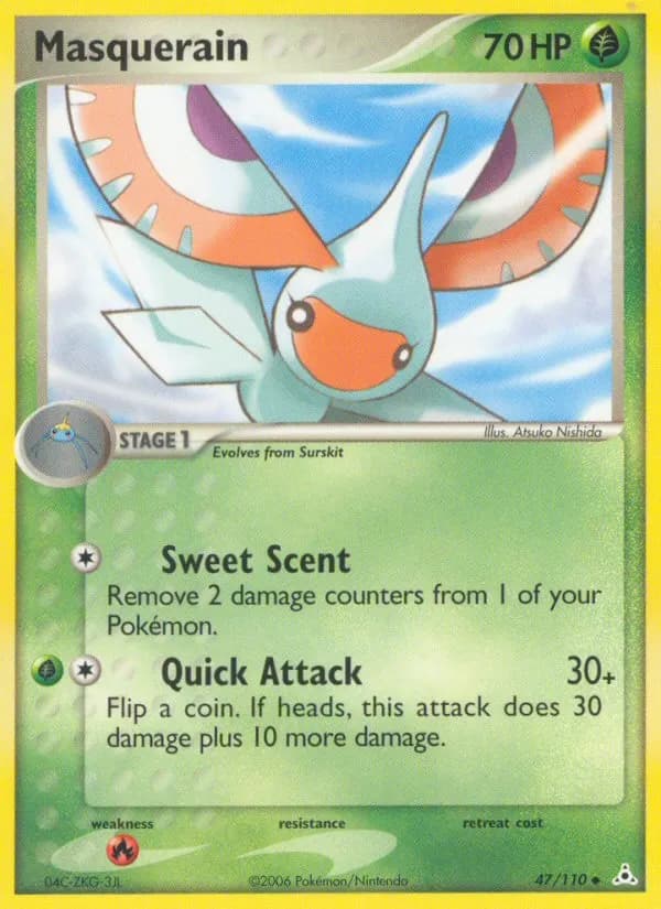 Maskeregen — EX Holon Phantoms 47 German Pokémon card