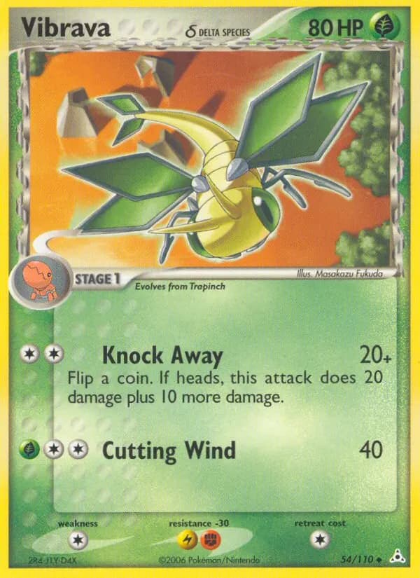 Vibrava δ — EX Holon Phantoms 54 German Pokémon card