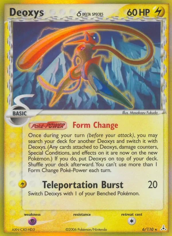 Deoxys δ — Holon Phantoms 6 Pokémon card