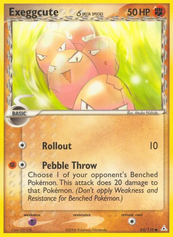 Exeggcute δ — Holon Phantoms 65 Pokémon card