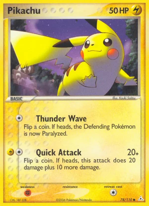 Pikachu — EX Holon Phantoms 78 German Pokémon card