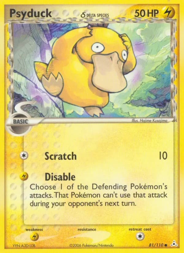 Psyduck δ — Holon Phantoms 81 Pokémon card