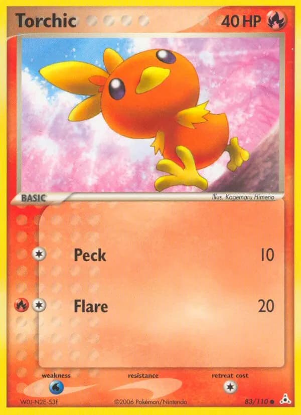 Torchic — Holon Phantoms 83 Pokémon card