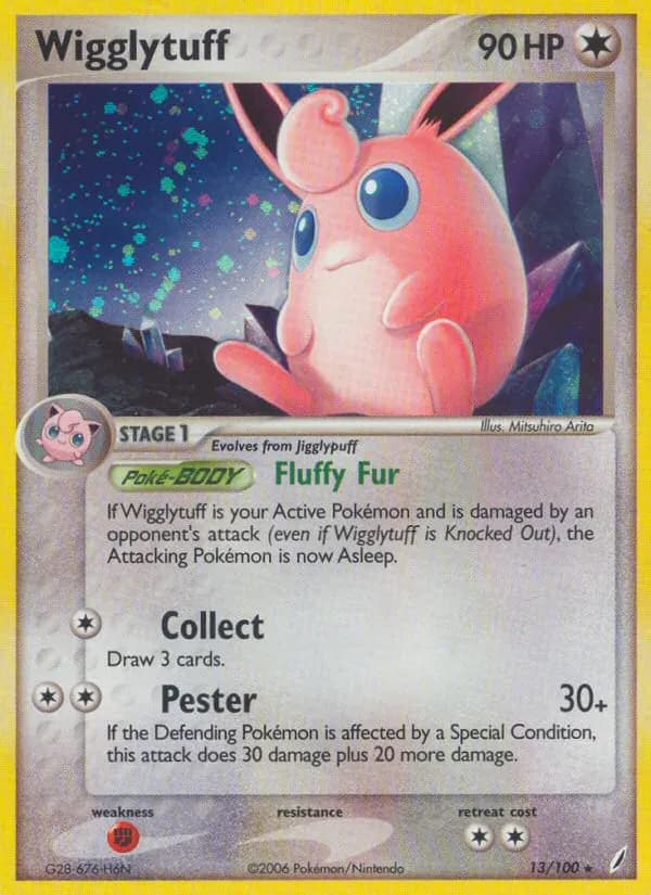 Wigglytuff — Crystal Guardians 13 Pokémon card