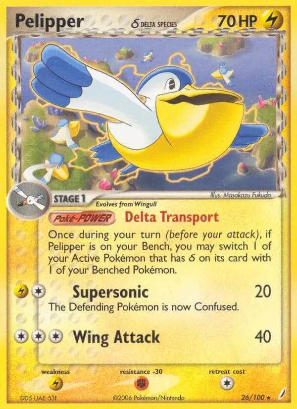 Pelipper δ — EX Crystal Guardians 26 German Pokémon card