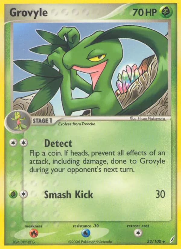 Reptain — EX Crystal Guardians 32 German Pokémon card