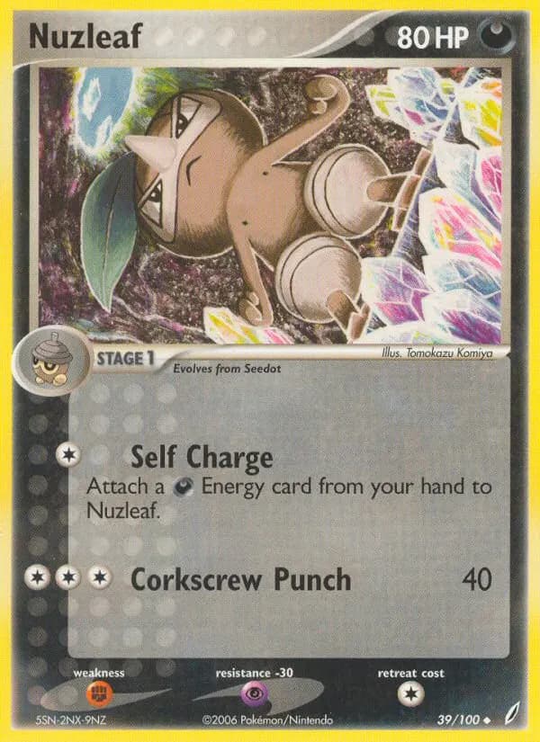 Blanas — EX Crystal Guardians 39 German Pokémon card