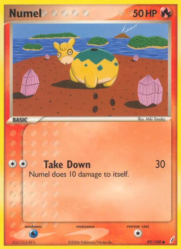 Camaub — EX Crystal Guardians 59 German Pokémon card