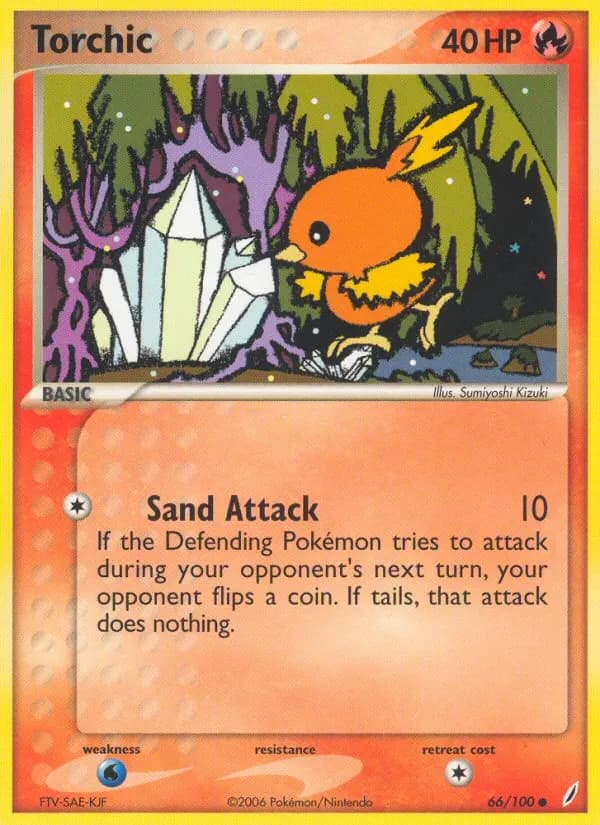 Torchic — Crystal Guardians 66 Pokémon card