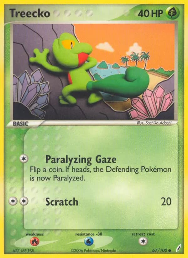 Geckarbor — EX Crystal Guardians 67 German Pokémon card