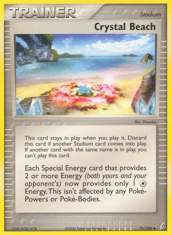 Kristallstrand — EX Crystal Guardians 75 German Pokémon card