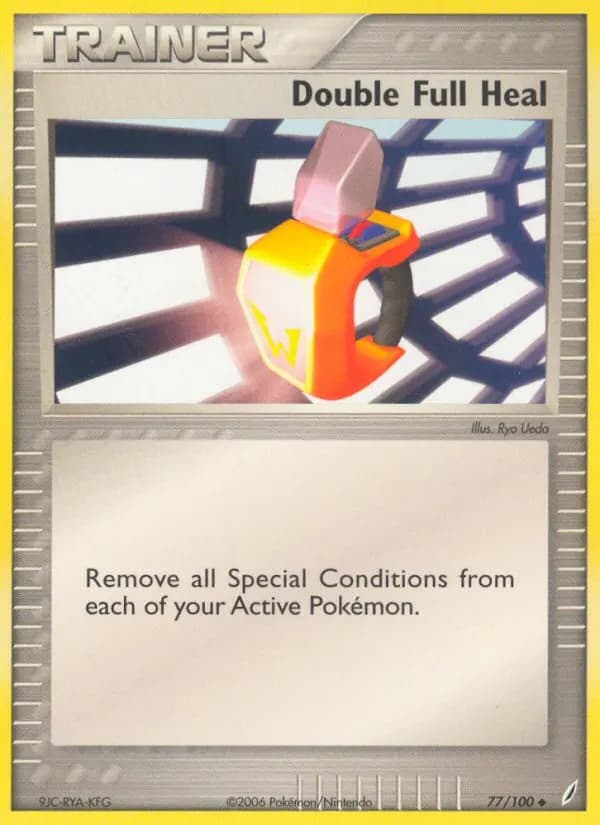 Doppel Hyperheiler — EX Crystal Guardians 77 German Pokémon card