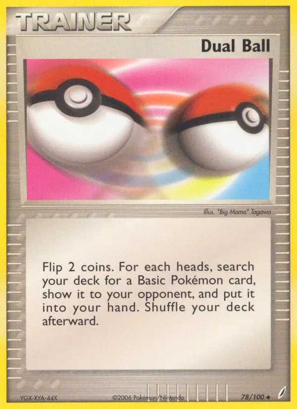 Dual Ball — Crystal Guardians 78 Pokémon card