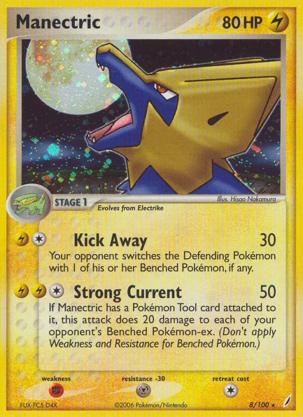 Voltenso — EX Crystal Guardians 8 German Pokémon card