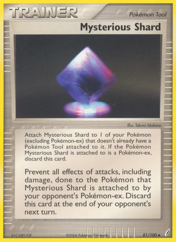 Mysterious Shard — Crystal Guardians 81 Pokémon card