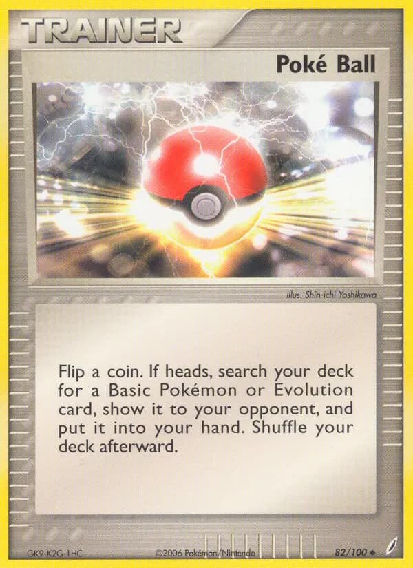 Pokéball — EX Crystal Guardians 82 German Pokémon card