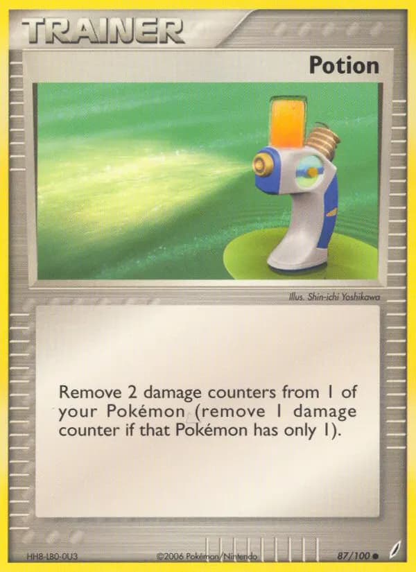 Trank — EX Crystal Guardians 87 German Pokémon card