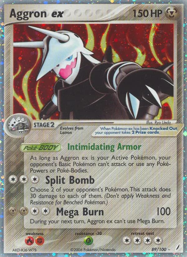 Aggron ex — Crystal Guardians 89 Pokémon card