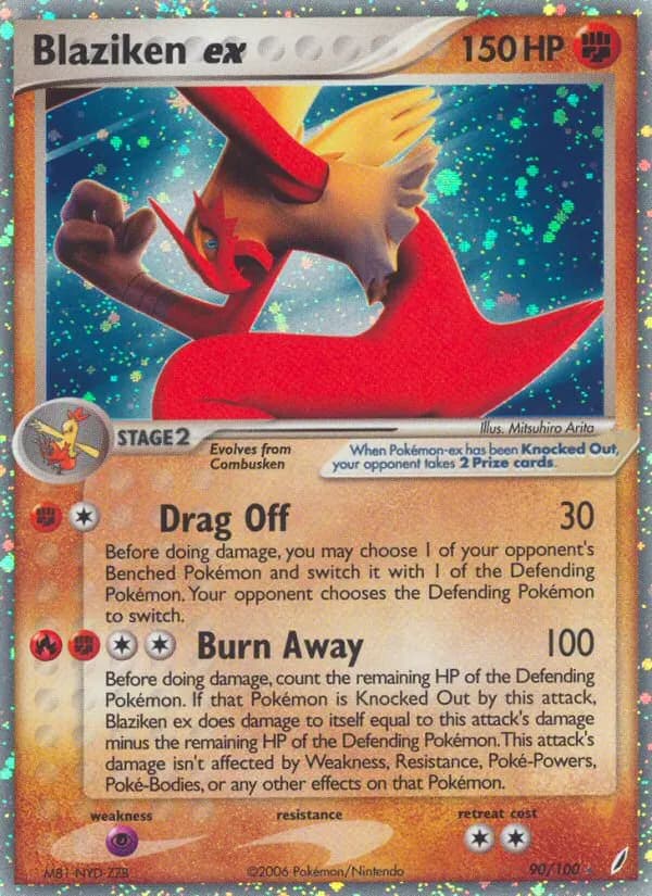 Blaziken ex — Crystal Guardians 90 Pokémon card