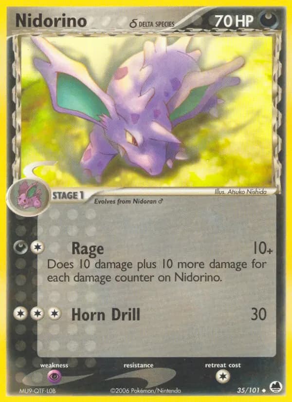 Nidorino δ — EX Dragon Frontiers 35 German Pokémon card