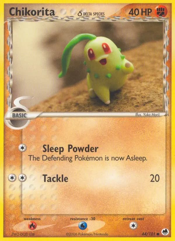 Endivie δ — EX Dragon Frontiers 44 German Pokémon card