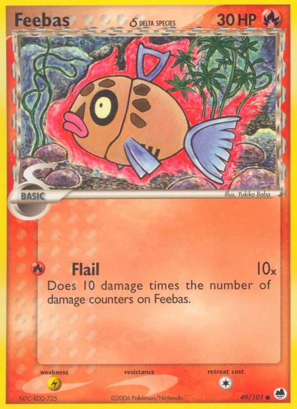 Barschwa δ — EX Dragon Frontiers 49 German Pokémon card
