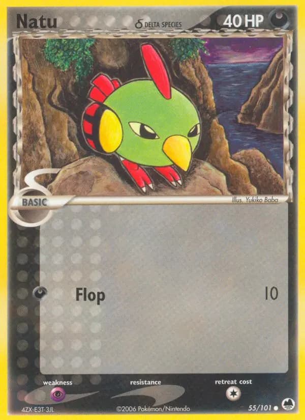 Natu δ — Dragon Frontiers 55 Pokémon card