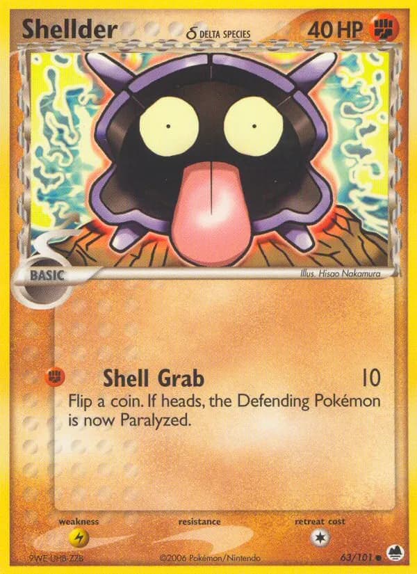 Muschas δ — EX Dragon Frontiers 63 German Pokémon card