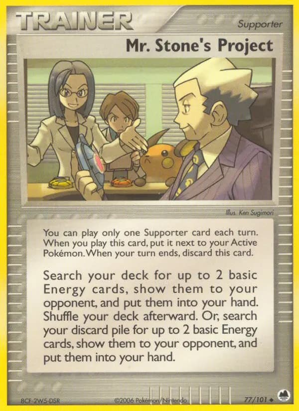 Mr. Stone's Project — Dragon Frontiers 77 Pokémon card