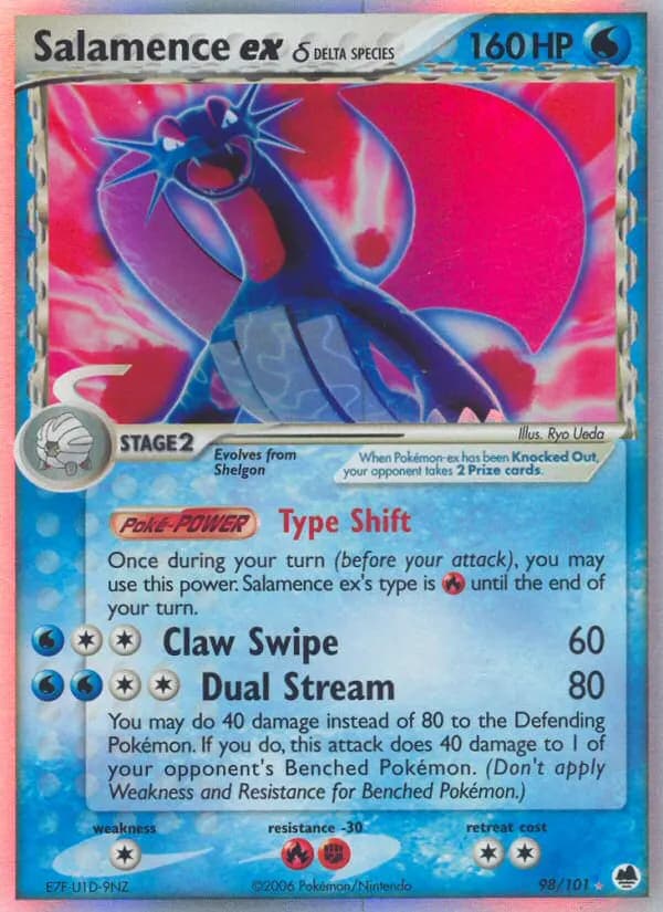 Brutalanda-ex δ — EX Dragon Frontiers 98 German Pokémon card