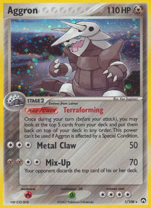 Aggron — Power Keepers 1 Pokémon card