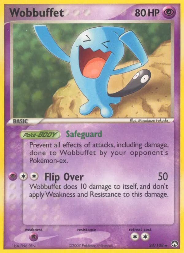 Wobbuffet — Power Keepers 24 Pokémon card
