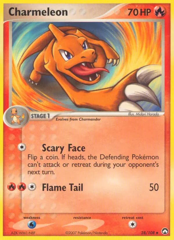 Charmeleon — Power Keepers 28 Pokémon card